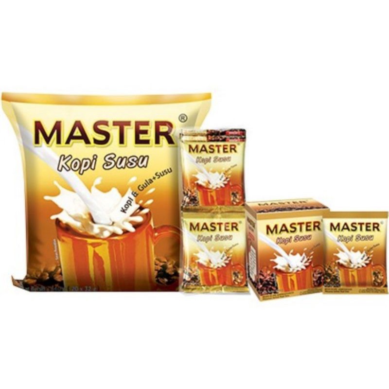 

Indocafe Kopi Susu Master Isi 10 Sachet / 32g