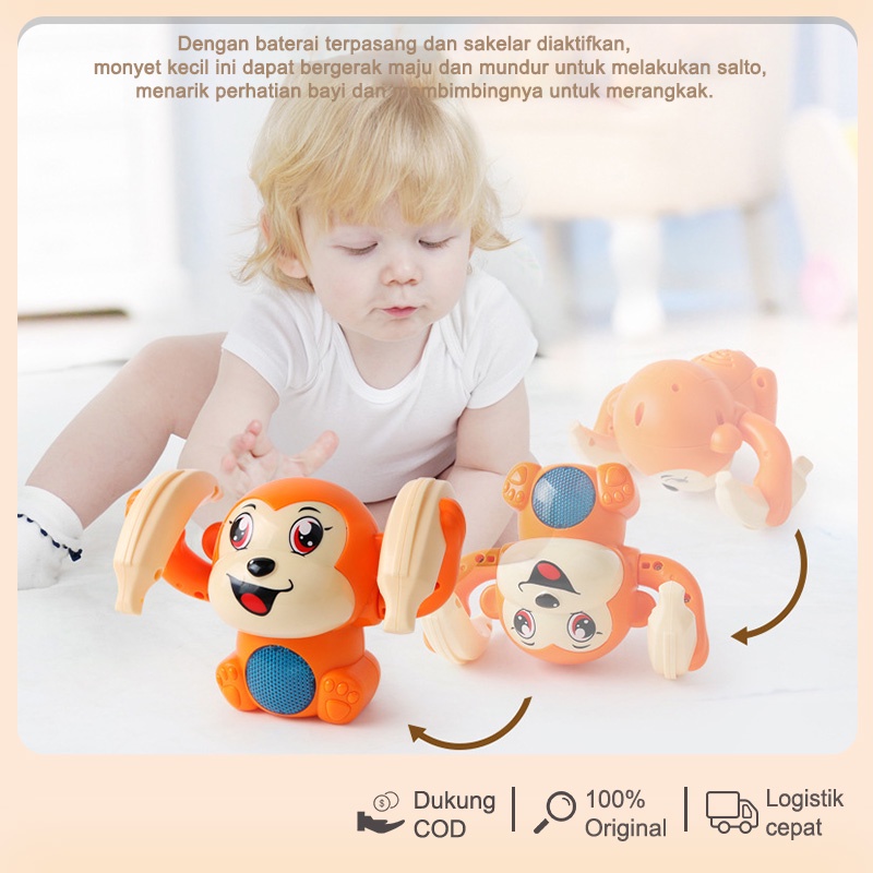 [COD] Mainan monyet jatuh listrik anak-anak / pisang jatuh monyet / mainan pendidikan anak laki-laki