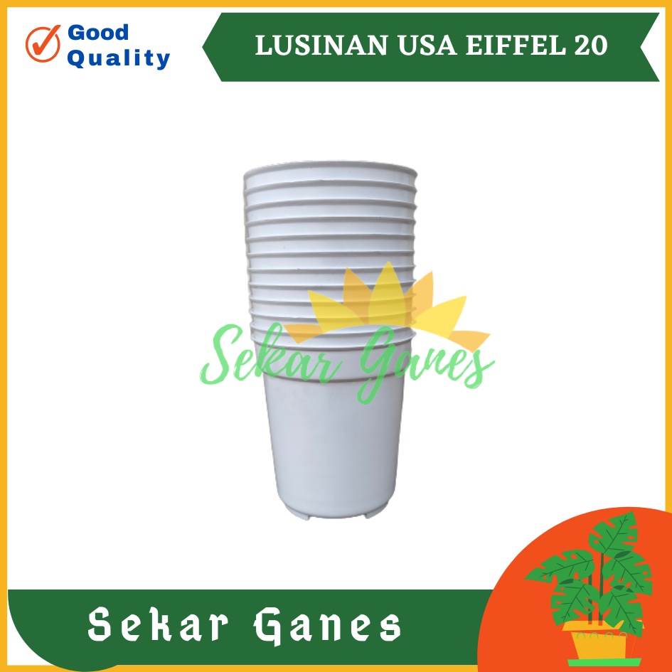 PAKETAN Lusinan Pot Usa Effiel 20 Putih Pot Tirus Tinggi Plastik 20 25 30 Putih Hitam Besar Tebal Lusinan Pot Eiffel Eifel Efiel Effiel 20