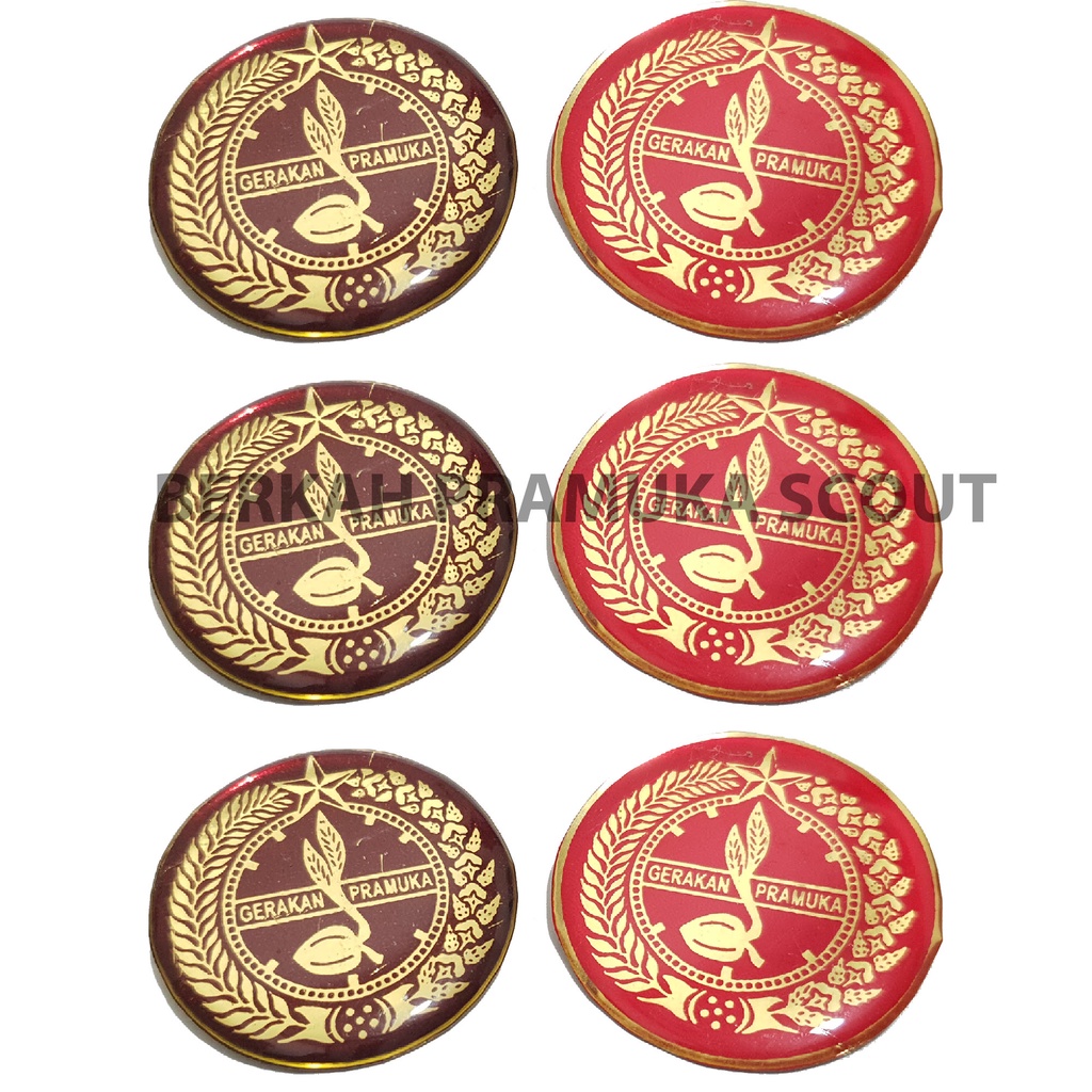 Tatop Pramuka Putri Emblem Topi Boni Siaga Penggalang Penegak Tanda Topi Pramuka SD SMP SMA