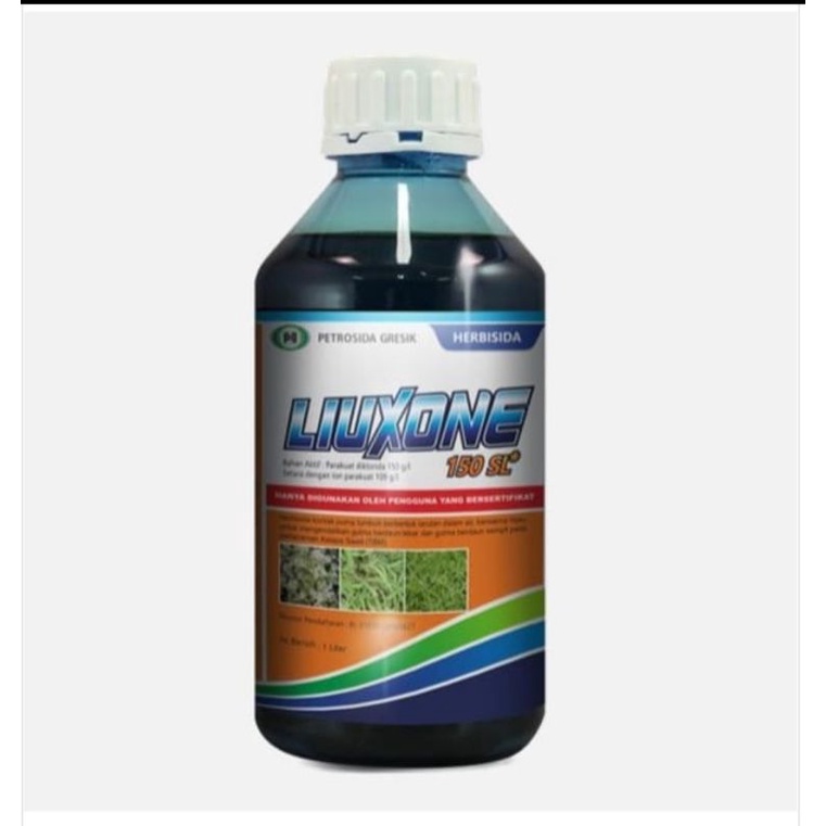 herbisida liuxone 150 sl 1liter obat rumput kontak pembakar