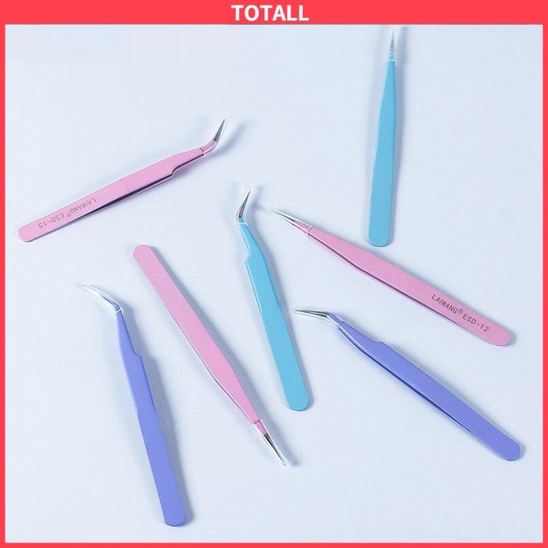 COD Pinset Lengkung Gundam Stiker Scrapbook Tools Warna Pastel Lucu Tweezer Sticker Pinset-Totall