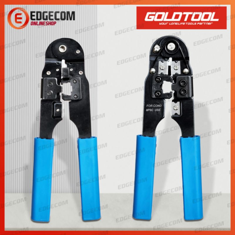 GOLDTOOL Crimping Tool RJ45 Cat5 /Cat5e TTK-133C / Tang Crimping RJ45