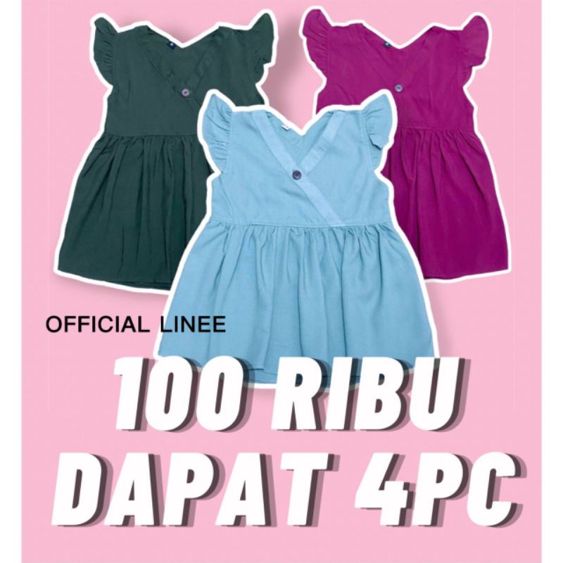 ￼KEISYA DRESS POLOS/DRESS POLOS BAYI LUCU/DRESS BAYI PEREMPUAN/DRESS ANAK PEREMPUAN/DRESS RAYON ANAK