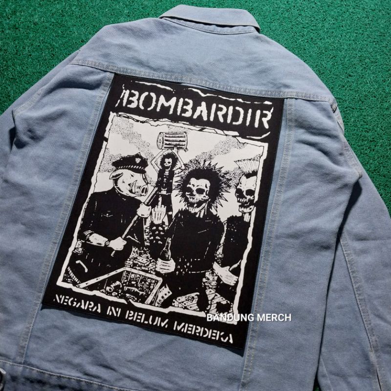 BACKPATCH SABLON BESAR BOMBARDIR PREMIUM BEST QUALITY