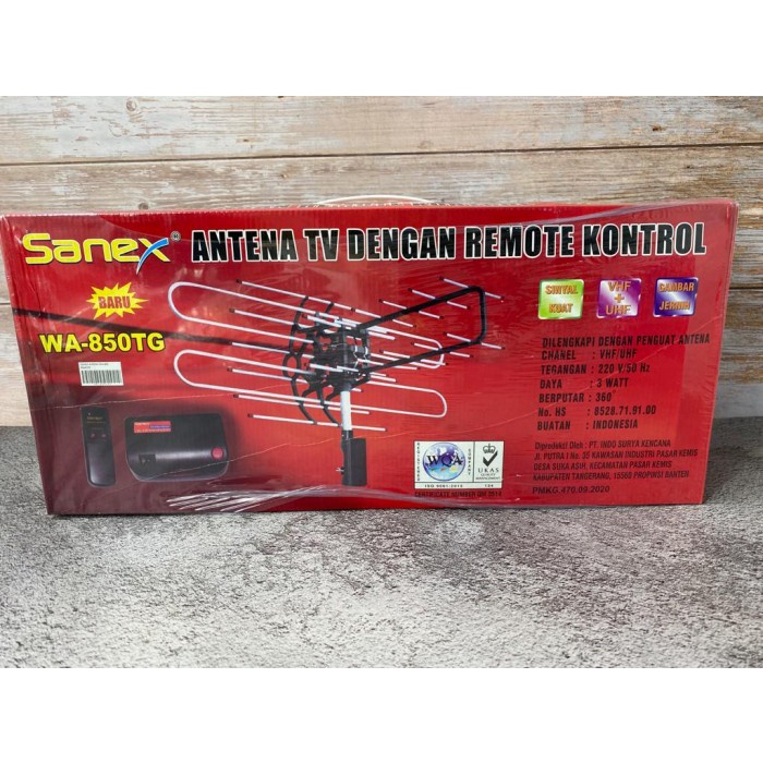 Antena Antena Remote Outdoor Antena Tv Sanex Wa-850 Tg