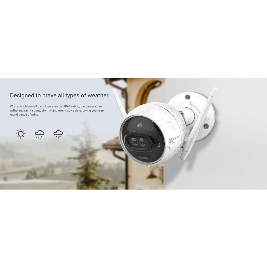IP CAMERA EZVIZ C3X DUAL-LENS 1080P AI-Powered Dark-Fighter Outdoor