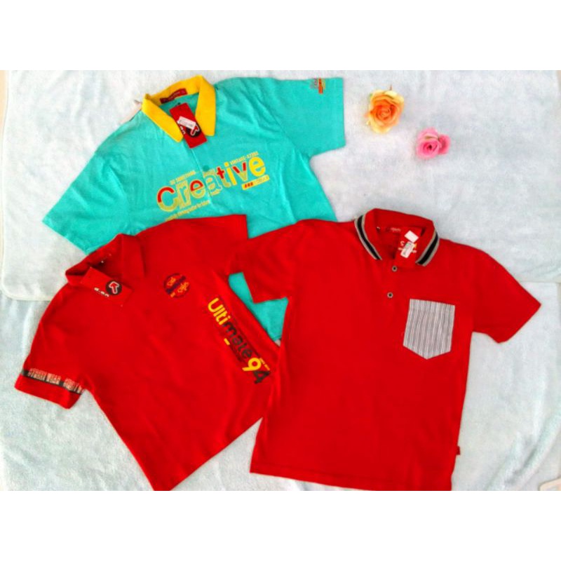 kaos Berkerah anak/ Kaos Berkerah Anak Laki-Laki.