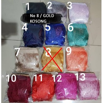 ➷ Rumbai 15cm - ROLL / Renda Rumbai 15 cm / gombyok / renda dayak / tassel metalik ❀