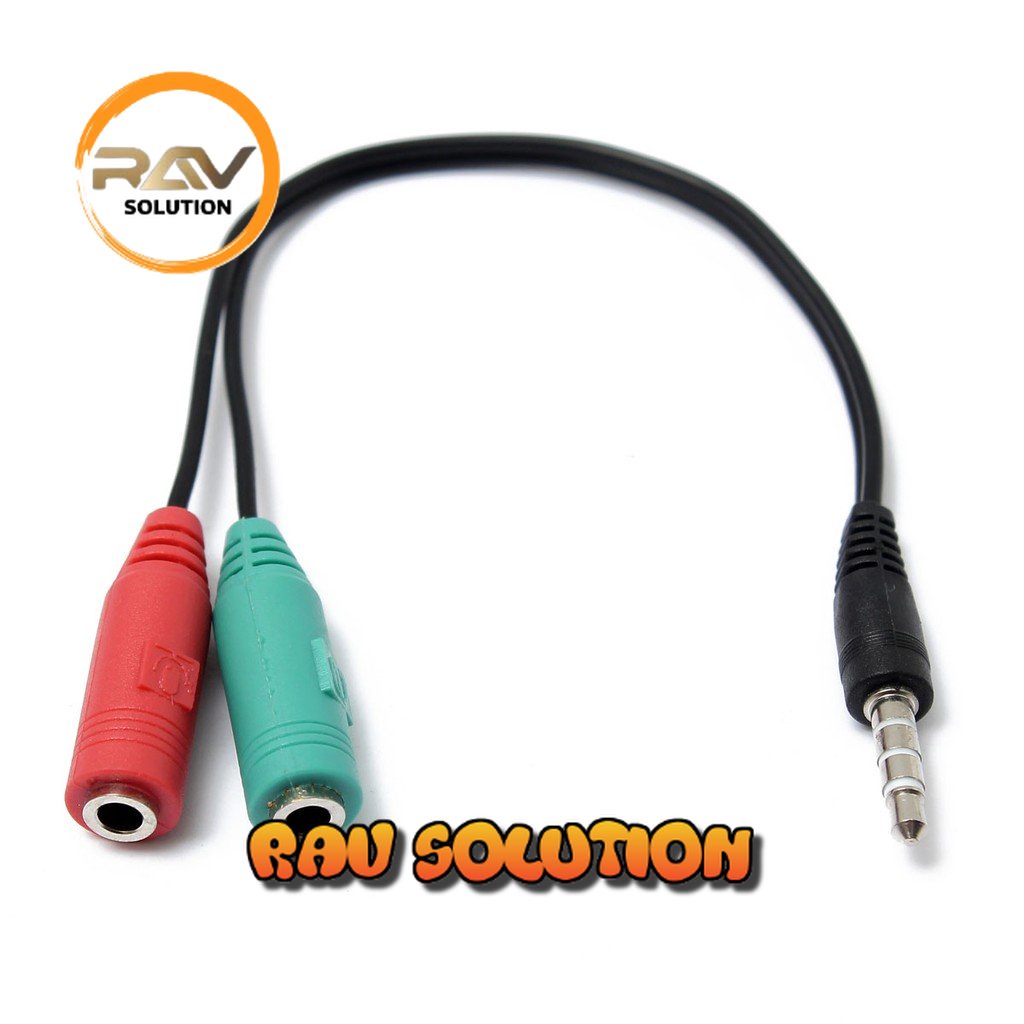 KABEL JACK 3.5MM SPLITTER / EARPHONE EXTENSION