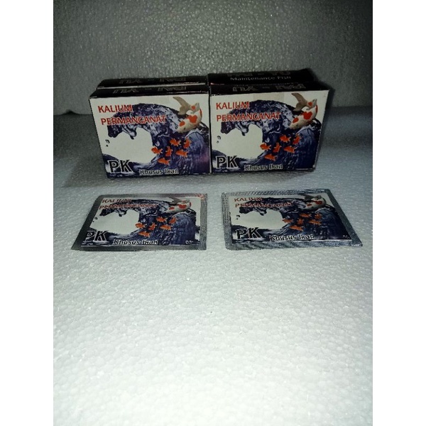 Obat PK KALIUM PERMANGATAN obat ikan jamuran stress