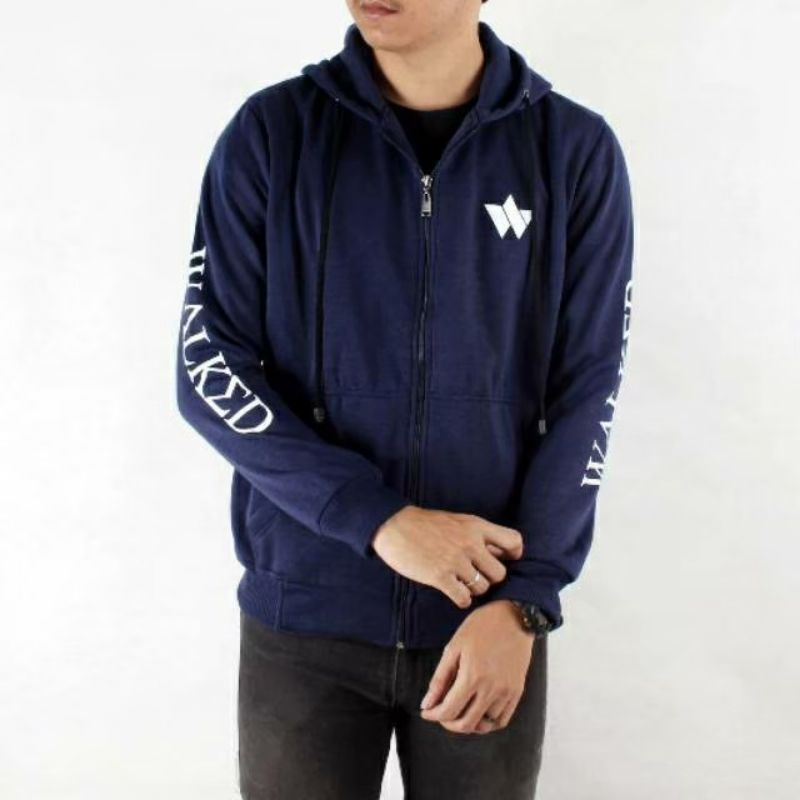 Jaket Sweater Zipper Unisex Walked Original Casual Distro