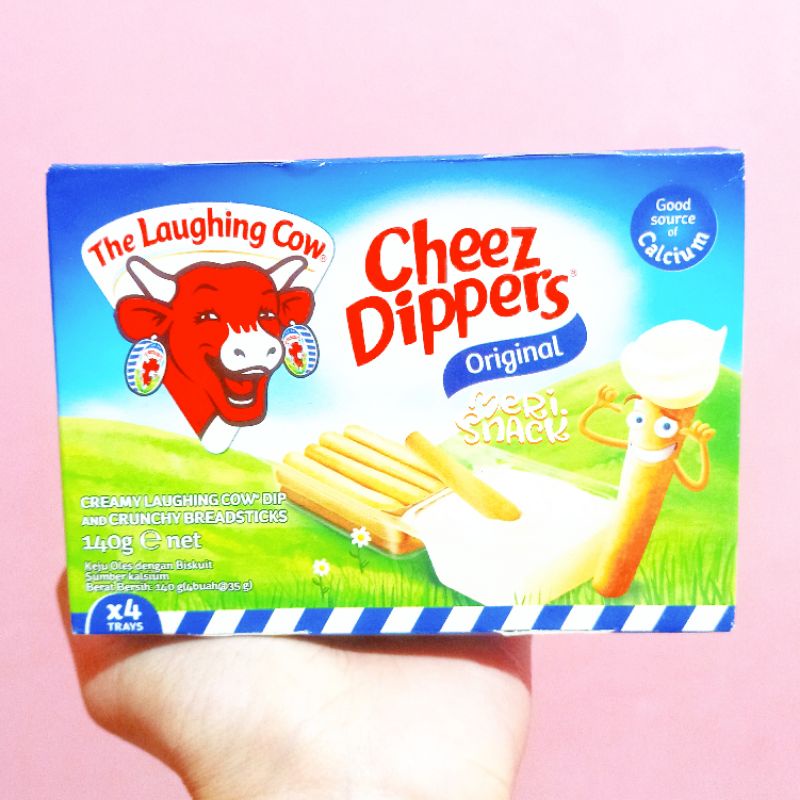 

The Laughing Cow Cheez Dippers 140gr / Snack Keju Cheese Import