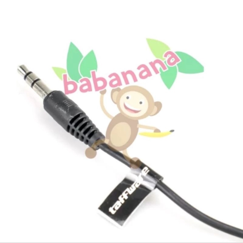Kabel Microphone 3.5 mm aux audio jack laptop pc mic cable with clip