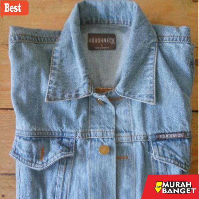 jaket hijaber Jaket/jacket Jeans/Denim ROUGHNECK 1991 Light Blue