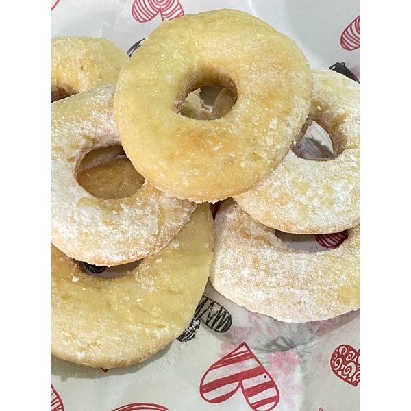 Donat kentang/ donat kampung gula/ coklat mesis/ bomboloni/ almond/ jajanan jaman dulu