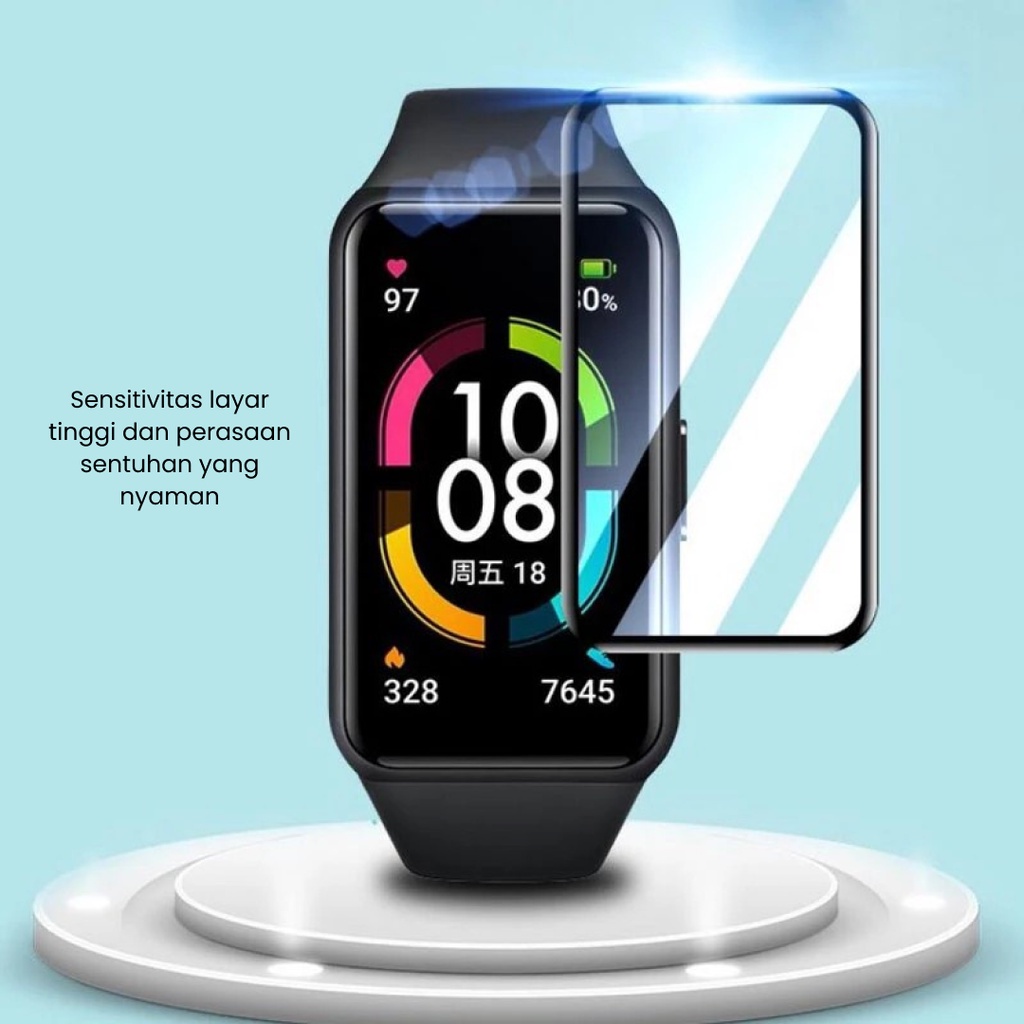 Anti Gores Huawei Band 6 7 / 3D Screen Protector Huawei Band/ Honor Band 6 Protective Film Hydrogel