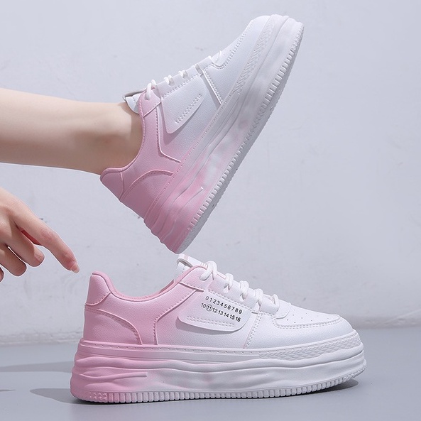 TBIG [COD] Sepatu Sneakers Import Shoes NAILA Fashion Wanita Sepatu Korea Style Sekolah Kuliah