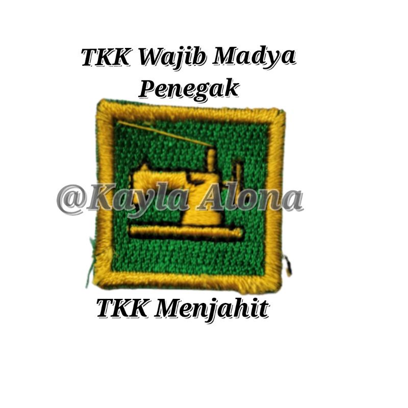 BET / BADGE TKK WAJIB MADYA PENEGAK ( HARGA 1 PAKET = ISI 10 TKK WAJIB )