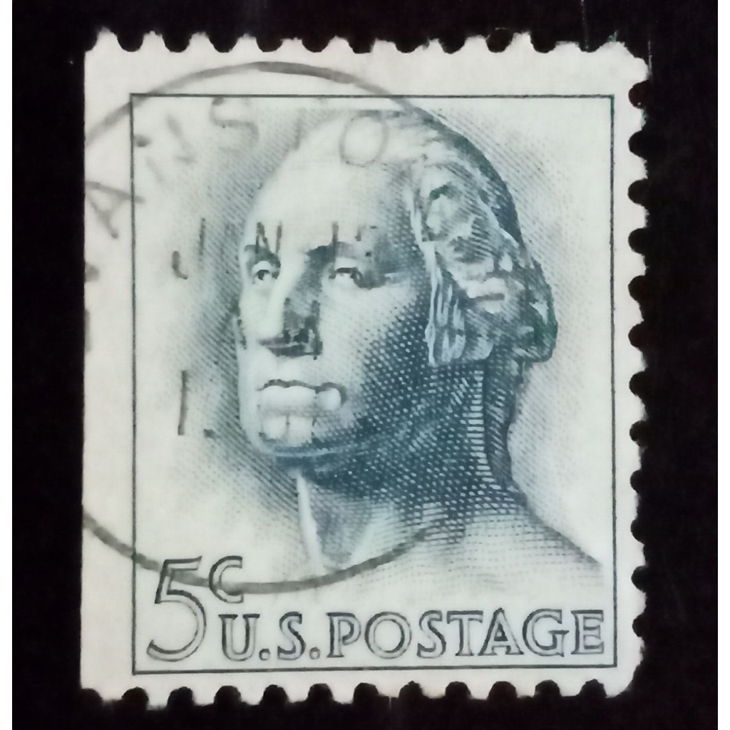 Perangko Amerika/ USA 5 Cent 1962 George Washington