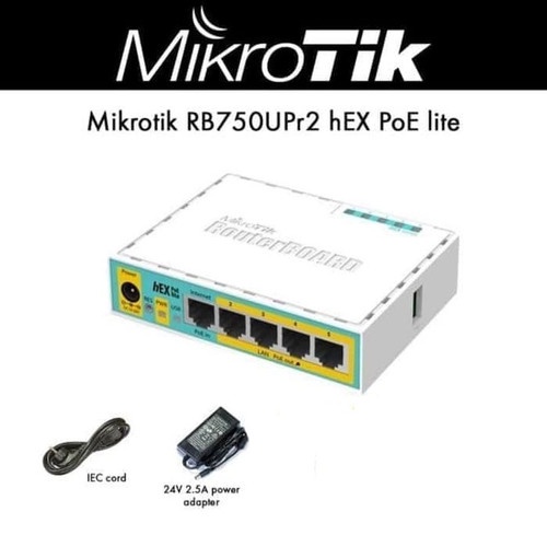 Mikrotik Routerboard RB750UPr2 (with PoE-Output)