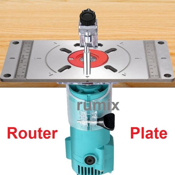 Router Plate - Insert Plate Router Table - Meja Router - Meja Trimmer