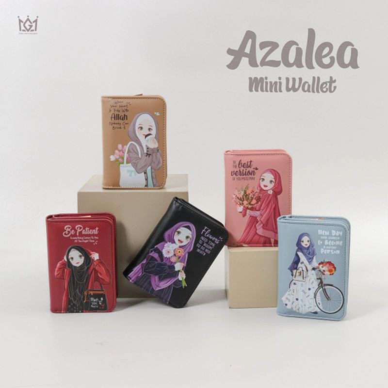 AZALEA WALLET dan CHAYRA WALLET Dompet Mini By Ganci unyu muslimah