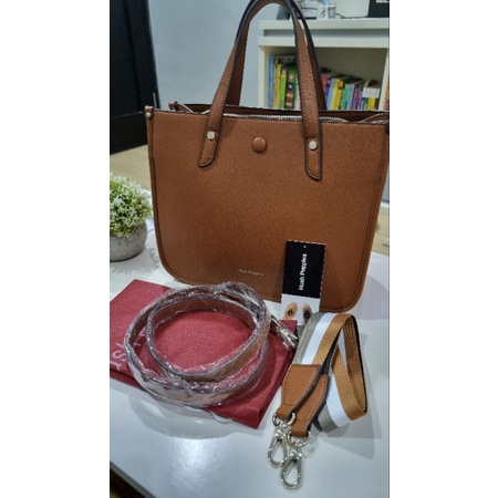 Hush Puppies Bag Portia Satchel L in Cognac