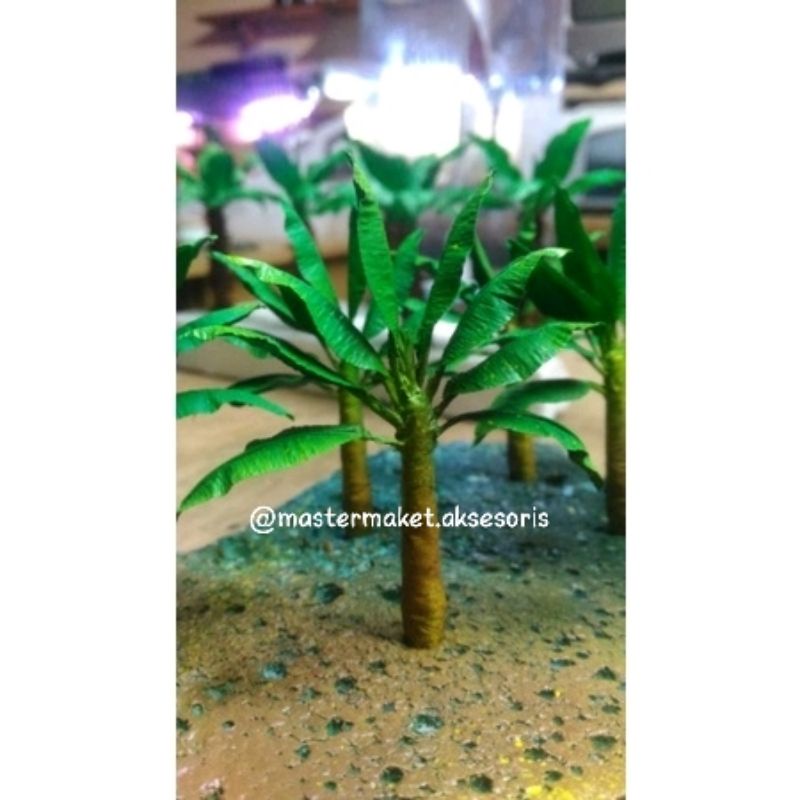 Miniatur Pohon Pisang Kipas Uk. 15cm