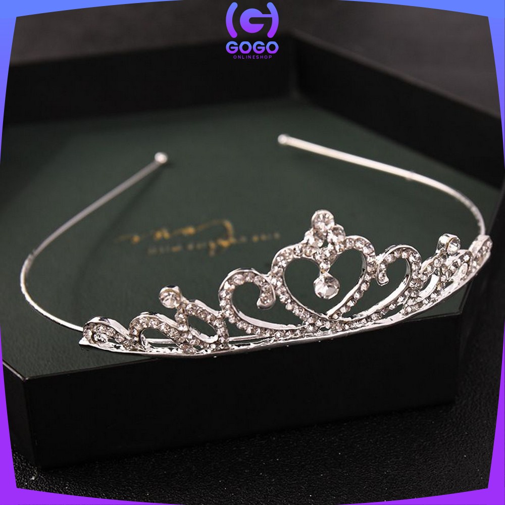 GOGO-K81 Mahkota Anak Perempuan Bando Mahkota Wanita Korea Fashion Bando Princess / Bandana Mahkota / Mahkota Ulang Tahun