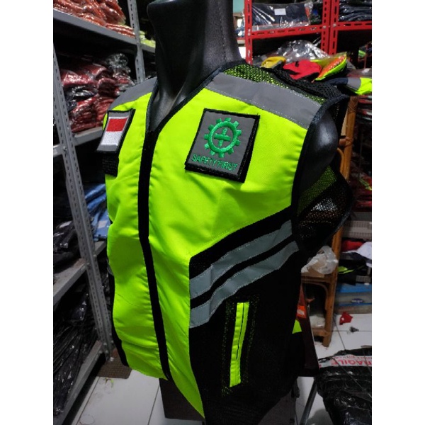 ROMPI SAFETY LOGO SUPERVISI VELCRO PEREKAT