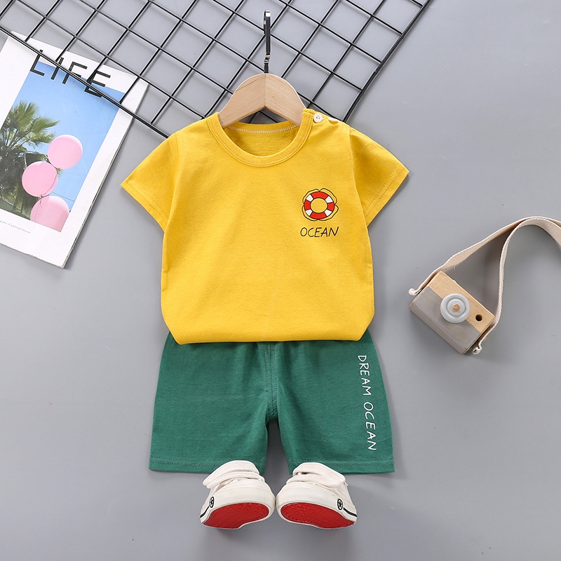 ByKiddos - 1-5 TH Setelan Baju Bayi Impor / Baju Anak Laki-laki / Anak Perempuan / Setelan Kaos Anak / Baju Bayi Lengan Pendek PART 7