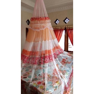 Booming KELAMBU GANTUNG MOTIF BUNGA