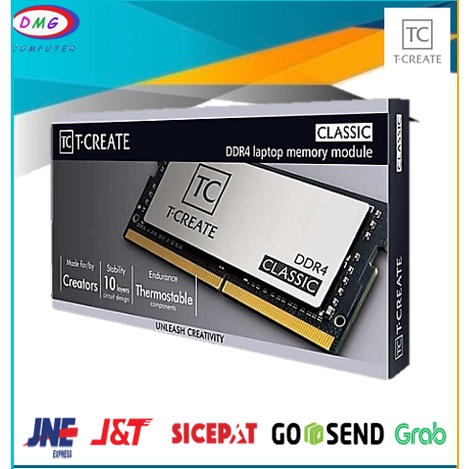 TEAM T-CREATE CLASSIC SODIM 1x16GB 2666Mhz TTCCD416G2666HC19-S01