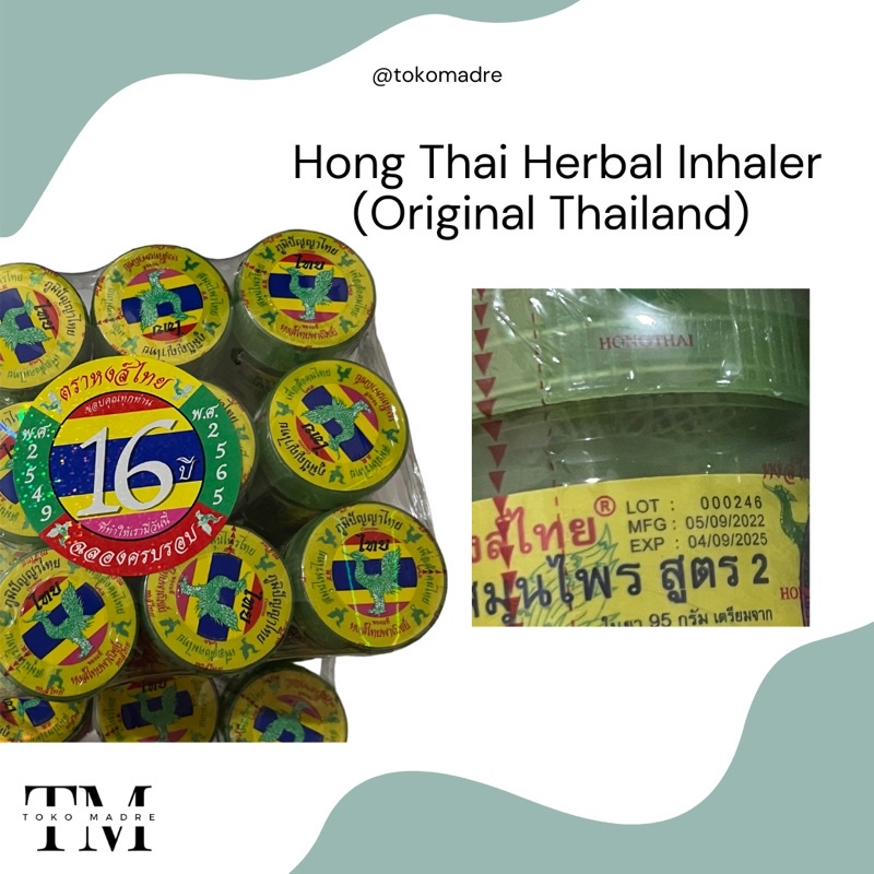 [SIAP KIRIM] MADRE - Herbal Inhaler by Hong Thai