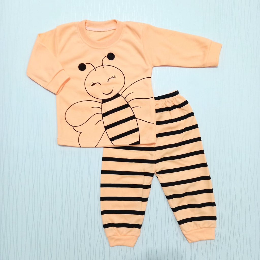 COD Piyama Bayi Baju Bayi Setelan Kaos Oblong Anak Baby Alicia