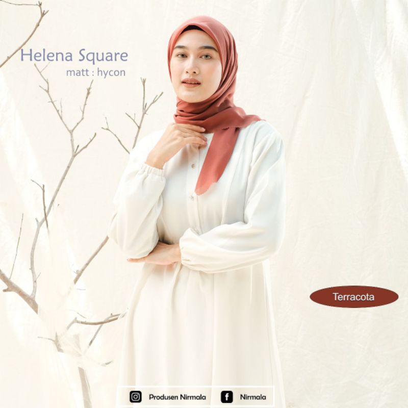 HELENA SQUARE ORIGINAL BY NIRMALA BAHAN HYCON LASERCUT SEGIEMPAT HELENA NIRMALA