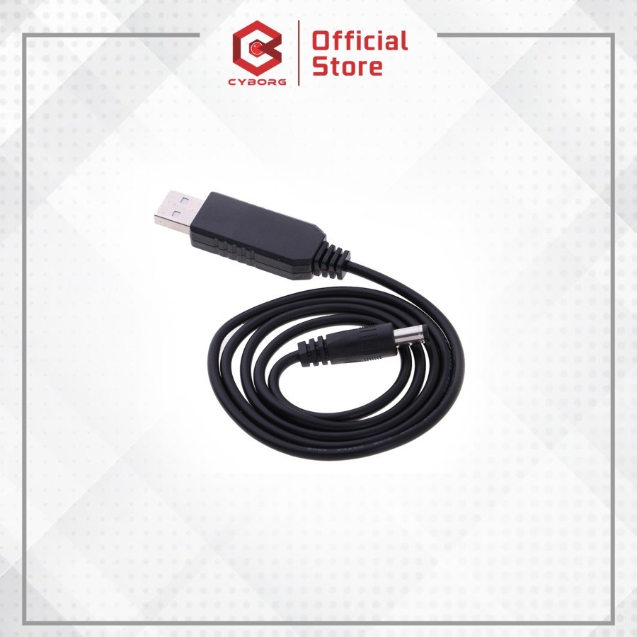 Kabel Cyborg Converter USB to DC 9v / 12v cocok untuk Router & ORBIT