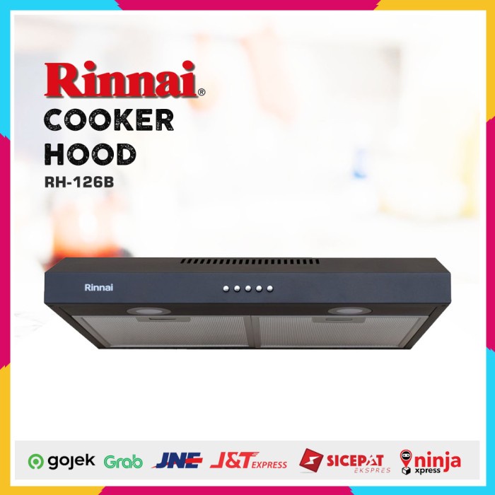 Jual RINNAI COOKER HOOD RH-126B ALAT PENGHISAP ASAP | Shopee Indonesia