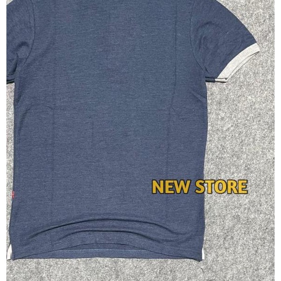 Pakaian Pria Kaos Kerah Polo Levis USA Original Import - NAVY COMBI, M