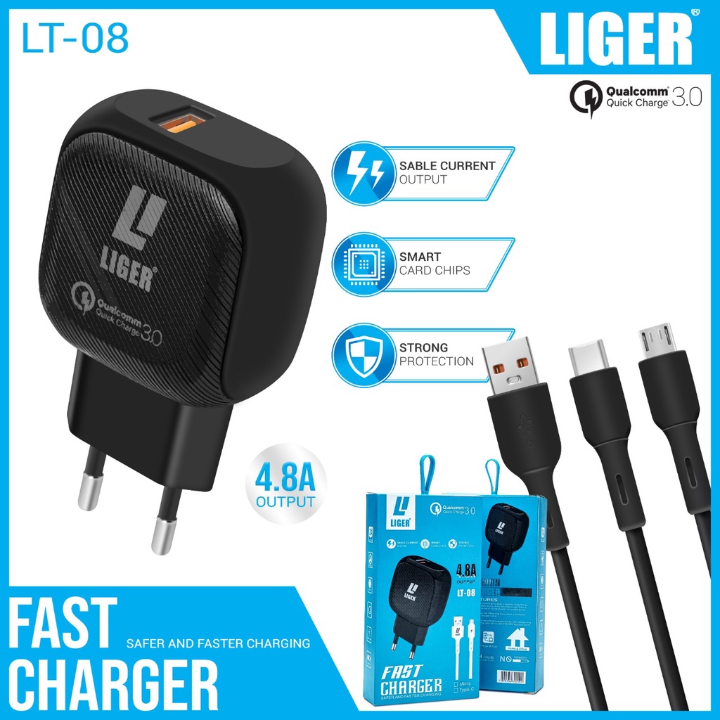 Fast Charger LT-08 OPTIMAL SAFETY MOBILE SMART LIFE