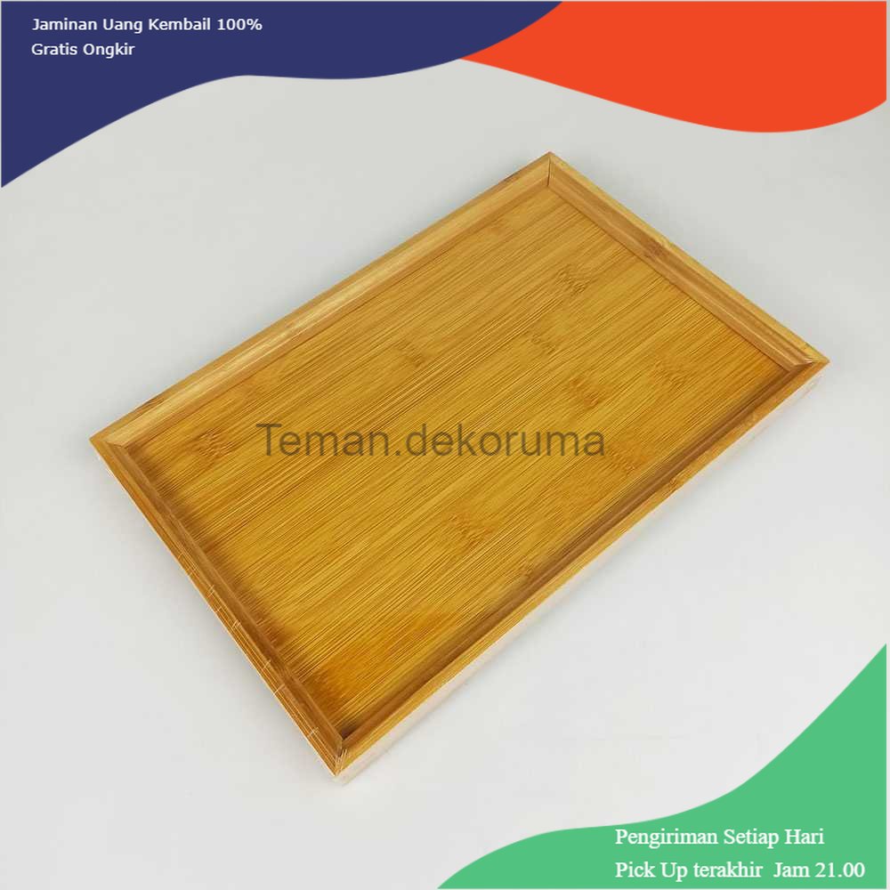 TD - PR NLSLASI Tatakan Teh China Bamboo Tea Tray - NL30