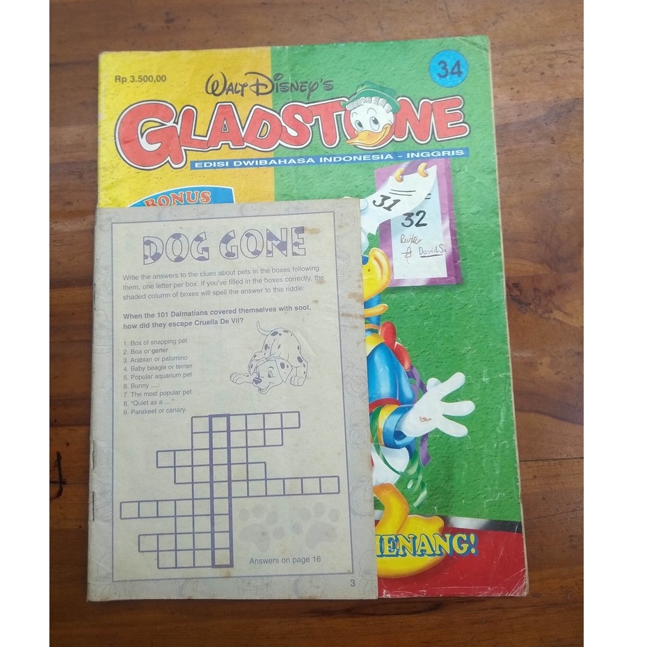 Komik Donald Bebek edisi Dwi bahasa