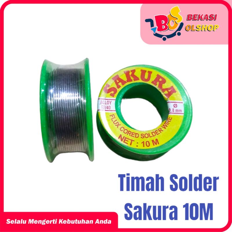 Timah Sakura 10M / Timah Solder Sakura