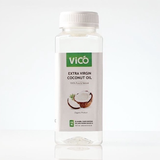 

VICO 250 ML Minyak kelapa vco murni - MINYAK KELAPA VCO (VIRGIN COCONUT OIL) 250ML