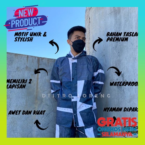 Best Seller Jas Hujan Pria Jumbo Big Size Xxxl Mantel Dewasa Set Setelan Besar Orang Gemuk Tebal Bag