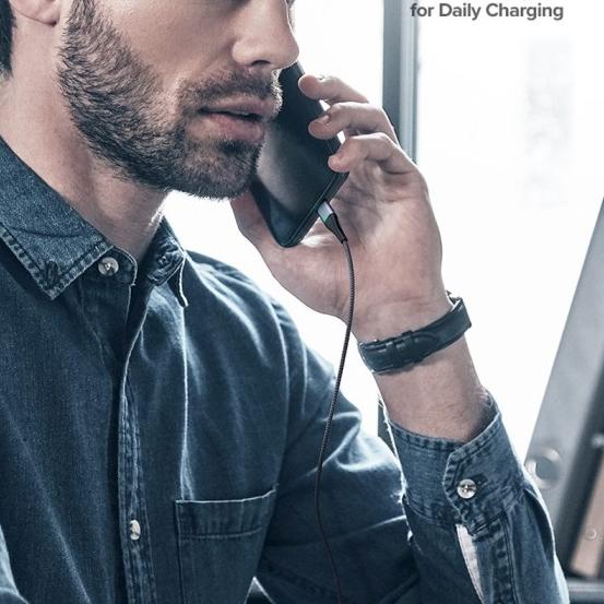 Cable Data Magnetic USB A to Type C / Micro USB UGREEN Braided 3A Fast - Micro USB