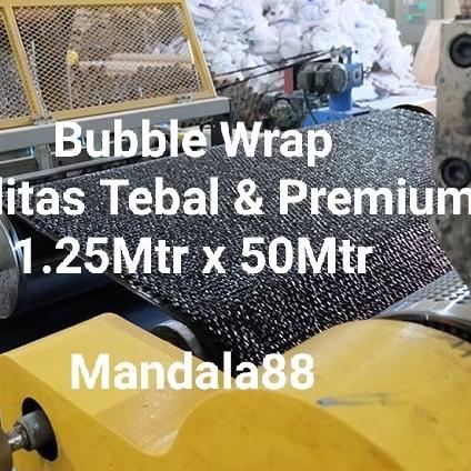 

Bubble Wrap / Plastik Gelembung Bogor 50mtr x 1.25mtr - Putih