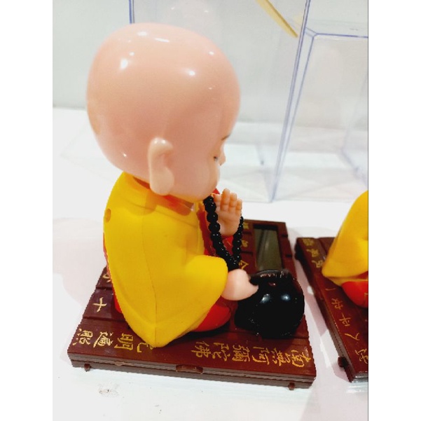Pajangan Biksu Solar / Patung Biksu Goyang / Miniature Monk