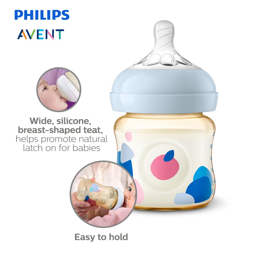 PHILIPS AVENT BOTOL SUSU NATURAL FEEDING BOTTLE 125ML dan 260ml 1PCS ORIGINAL